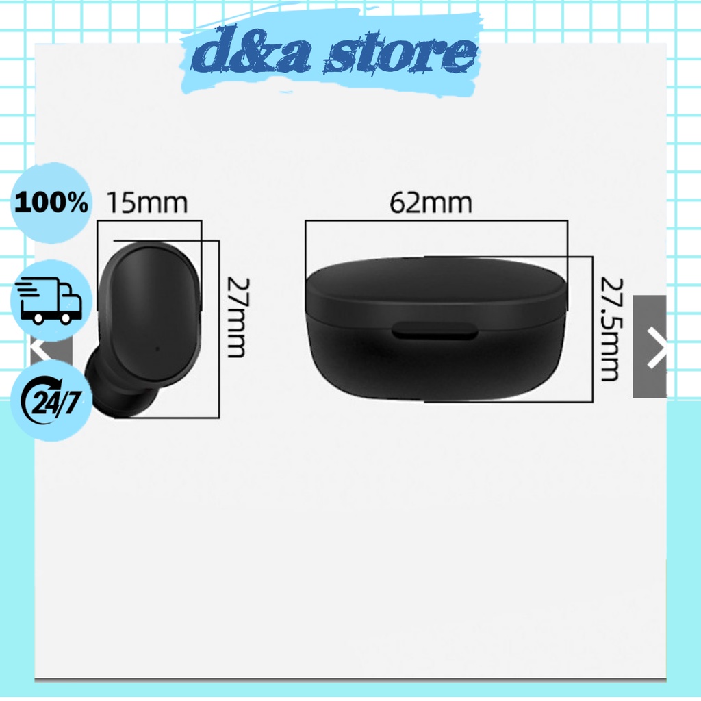 Tai nghe Bluetooth XiaoMi Mini A6s MiPods True Wireless - Bass Cực Mạnh,Công nghệ 5.0-D&A STORE