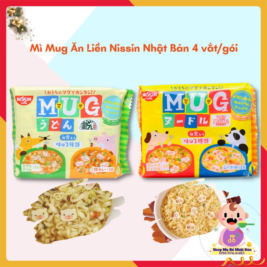 Mì Mug Ăn Liền Nissin Nhật Bản Cho Bé