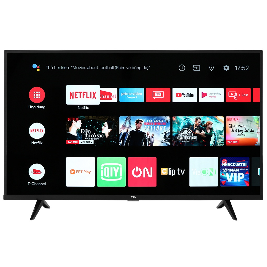 ANDROID TIVI TCL 4K 43 INCH 43P615