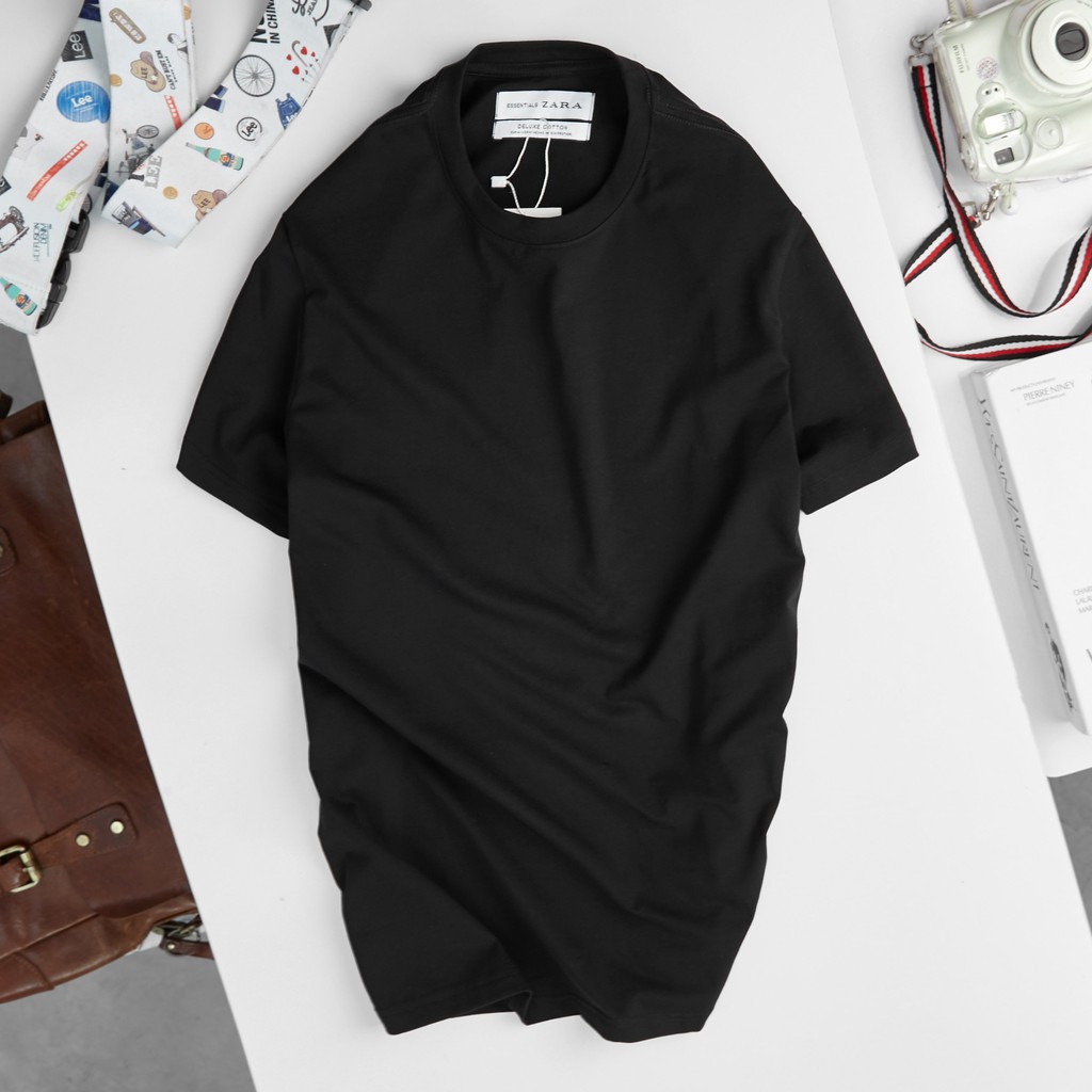 [SALE] Áo thun trơn unisex chất liệu cotton co giãn 4 chiều siêu mềm mịn và thoáng mát 4962