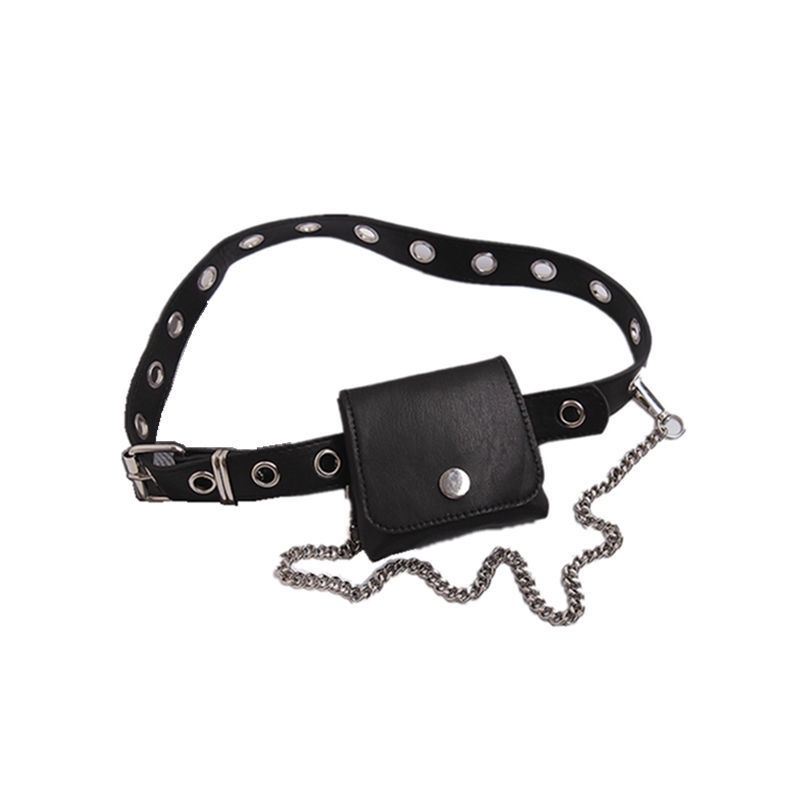 Thắt lưng phối ví và dây xích tháo rời được phong cách cá tính 19580