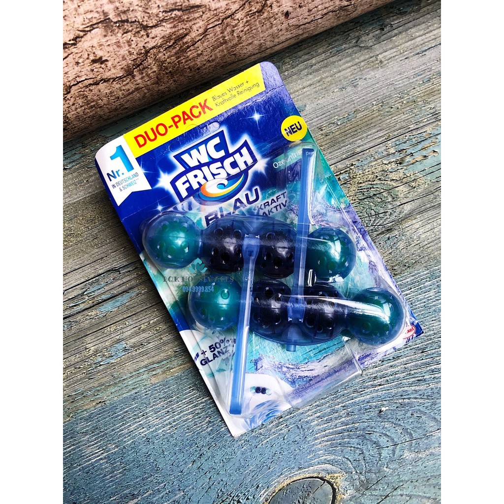 [ HÀNG ĐỨC ] Viên Treo Bồn Cầu Wc Frisch Khử Mùi Và Diệt Khuẩn