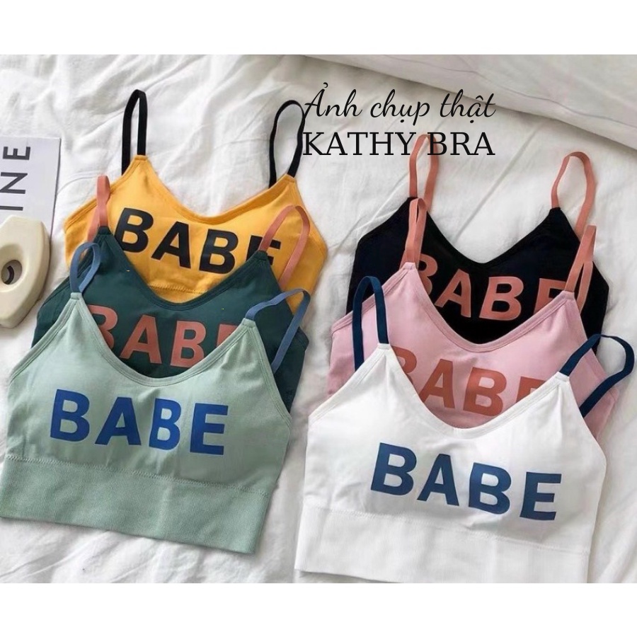 A40 Áo Bra Cotton KATHY BRA Siêu Hót Trẻ Trung NĂng Động Đệm Mút Vừa Chất Cotton Mát Hàng Quảng Châu