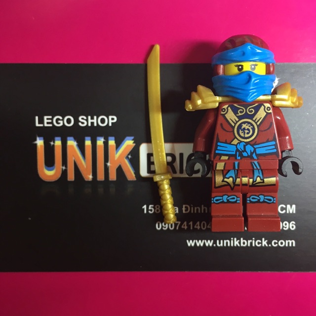 Lego UNIK BRICK Nya - Ninja nữ áo đỏ trong Ninjago chính hãng (như hình)