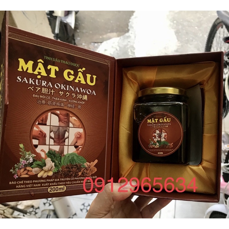 Tinh dầu mật gấu thảo dược Sakura Okinawoa giảm đau nhức khớp các loại