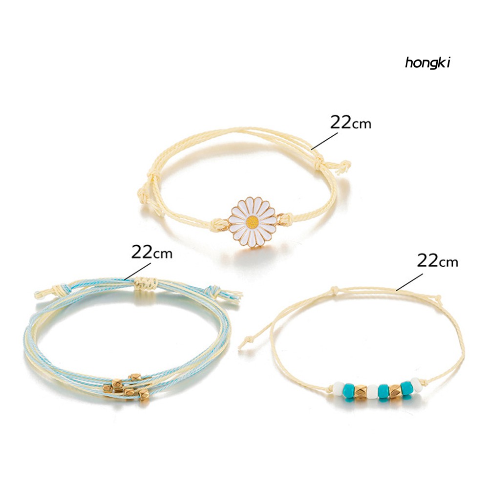 Set 3 Vòng Tay Phong Cách Bohemian Thời Trang Cho Nữ