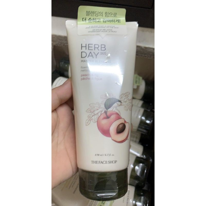 Sữa Rửa Mặt The Face Shop Herb Day 365 Cleansing Foam Peach Đào The Face Shop - 170ml