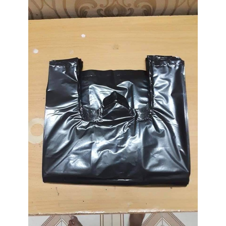 1kg túi đựng rác đen có quai size 20, 30, 40, 50