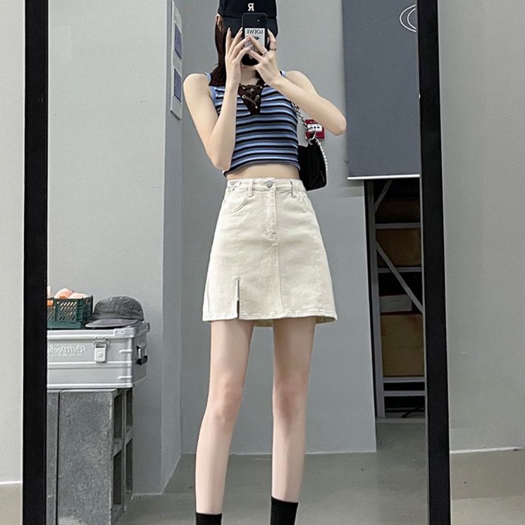 chân váy chữ a chân váy ngắn Siêu hot trend 2021( có quần trong ) C5