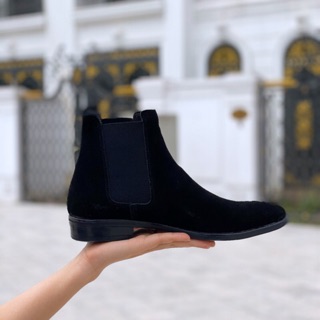 Giày chelsea boots da lộn