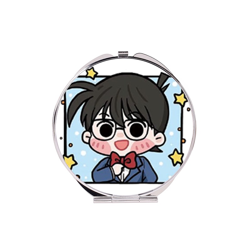 ( tròn ) Gương CONAN KAITO KID Thám tử lừng danh bỏ túi cầm tay 2 mặt dễ thương tiện lợi quà tặng độc đáo