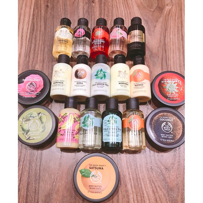 MBC-UK Sữa tắm, dầu gội, sữa dưỡng thể TBS các loại size bé mini