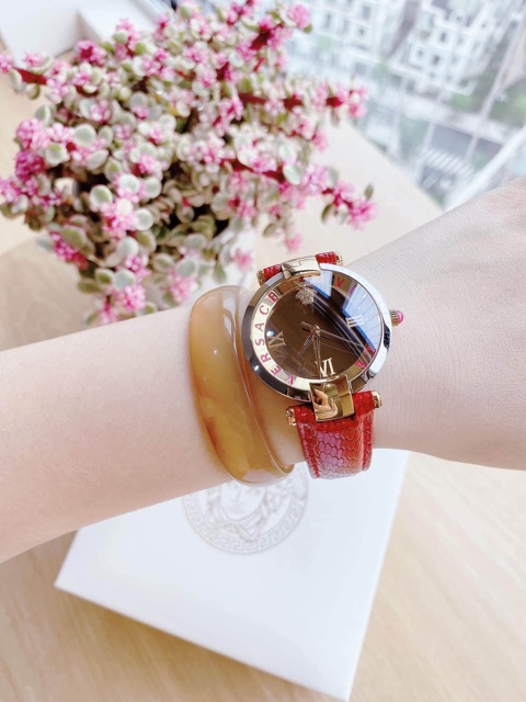 Đồng hồ nữ Vers.ace  bản dây python (thằn lằn) đặc biệt.