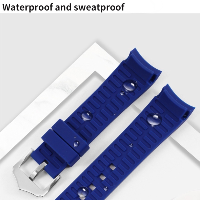 Dây Đeo Đồng Hồ Bằng Silicone Cao Su Mềm Tháo Lắp Nhanh 18 / 19 / 20 / 21 / 22 / 23 / 24mm Cho Tissot Seiko