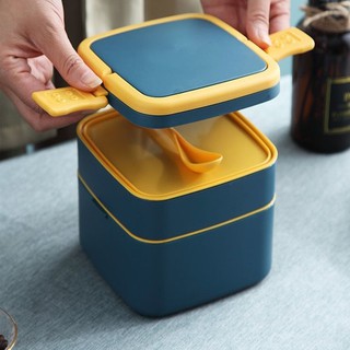 Hộp Cơm Giữ Nhiệt 2 Tầng Lúa Mạch Nhỏ Nhắn, Xinh Xắn