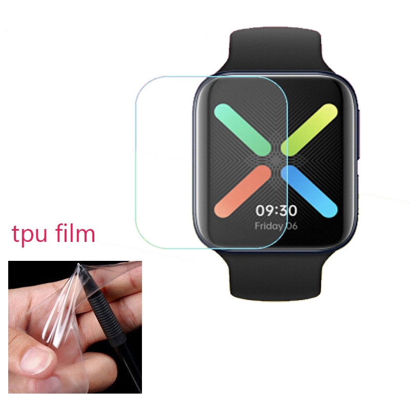 Miếng Dán Bảo Vệ Màn Hình Chống Cháy Nổ Bằng TPU Mềm Cho Đồng Hồ Thông Minh OPPO Watch 2 / 1 41mm 46mm 42mm