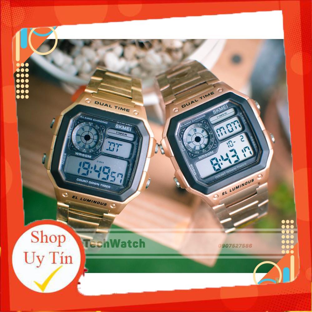 [Hàng Giả Trả Tiền] Đồng hồ nam SKMEI 1335 điện tử dây thép | BigBuy360 - bigbuy360.vn