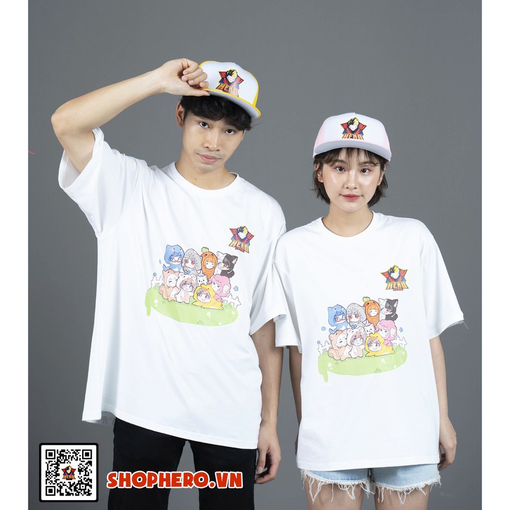 Áo Hero Team trắng ĐỦ SIZE