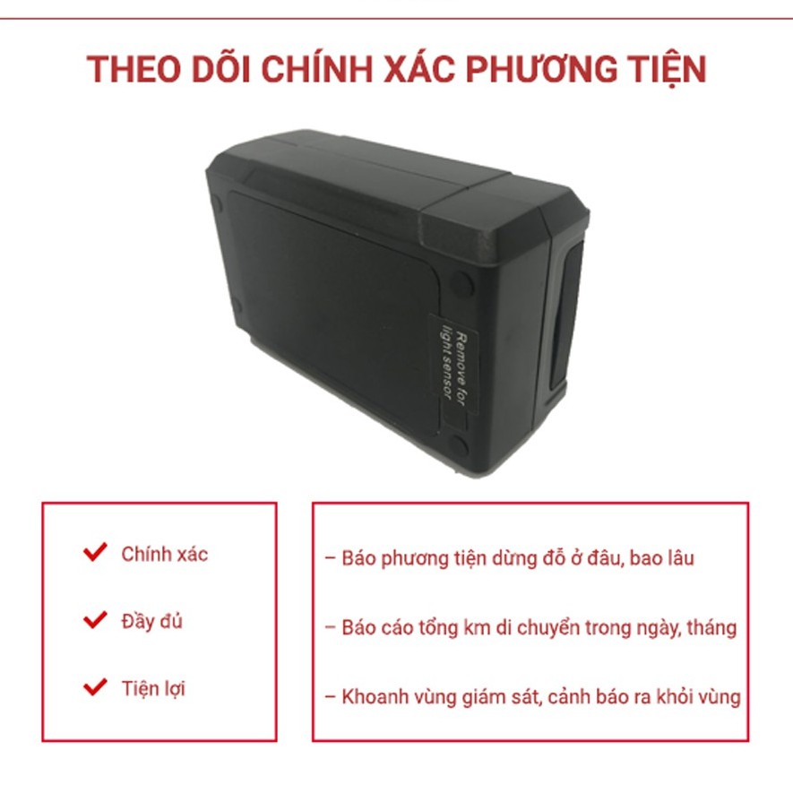 Định Vị Ô Tô, Xe Máy Không Dây A9+ PIN 20 ngày 6000 mAH (Miễn phí App năm đầu tiên) - Sim Data 4G + App trọn đời