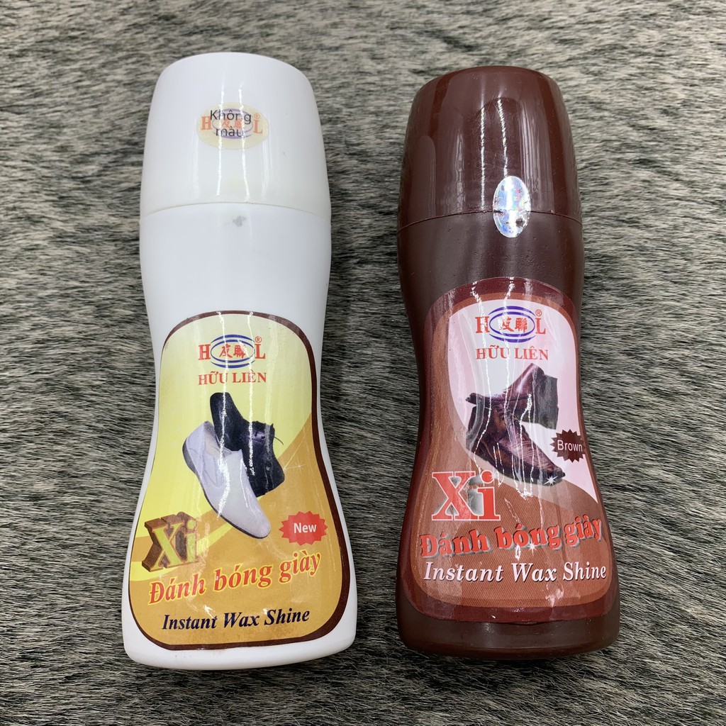 Xi nước đánh giày đóng chai tiện dụng