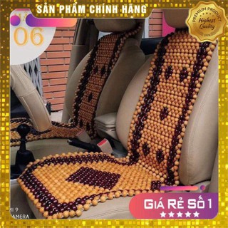 FREE SHIP - Đệm ghế hạt gỗ nhiều mẫu,Miếng Lót Ghế Hạt Gỗ Chống Nóng, trượt và massage cao cấp dùng cho ô tô
