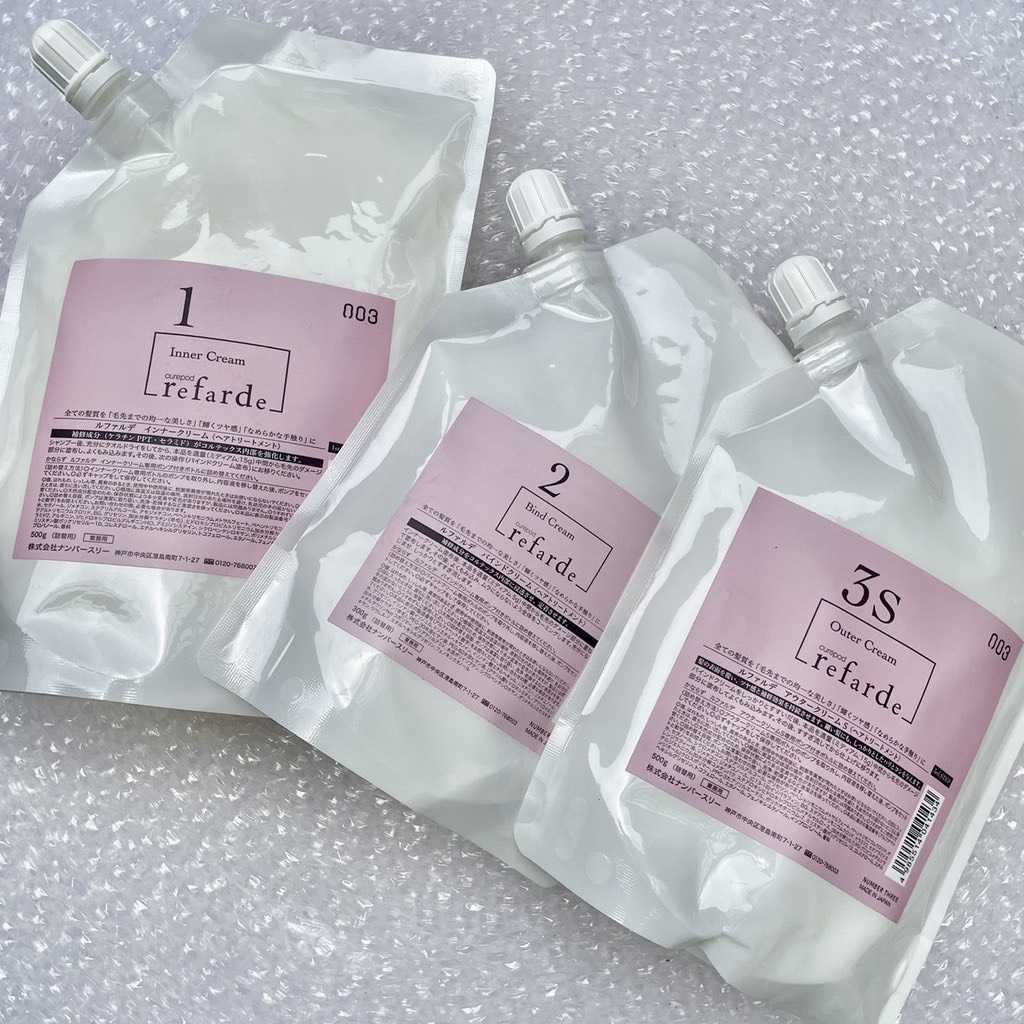 Bộ sản phẩm phục hồi Tóc 3 bước Refarde 003 Number Three