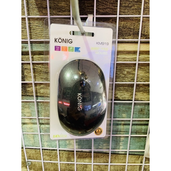chuột không dây konig KM919, (tặng kèm viên pin).