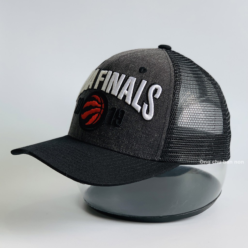 Nón Lưỡi Trai Nam Mũ Thời Trang NBA Finals Đen Xám Chì AB-30058
