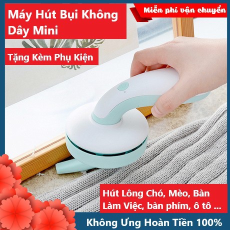 Máy Hút Bụi Không Dây Mini Cầm Tay C500 New Hút Sạch Lông Chó, Mèo, Bàn, Ô tô Và Mọi Nơi Trong Gia Đình