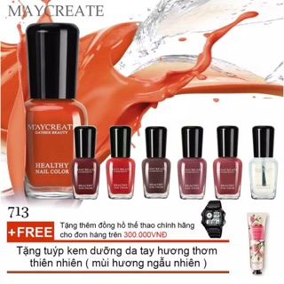 Bộ 6 lọ sơn móng tay màu cao cấp. Tặng tuýp dưỡng da tay hương thơm thiên nhiên