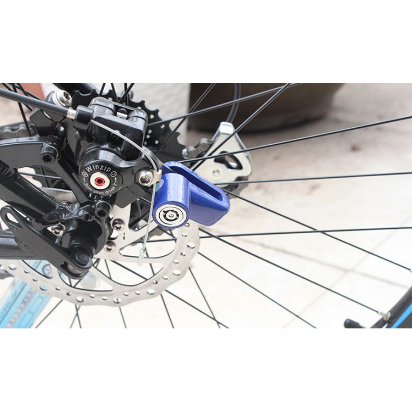 Khóa phanh đĩa dùng cho xe máy, xe đạp