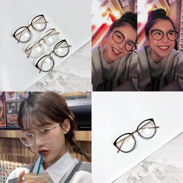 [Mã SKAMCLU7 giảm 10% tối đa 50K đơn 0Đ] Kính nữ thời trang gọng kim loại 39K,💖FREESHIP💖,giá siêu rẻ chỉ 39k | BigBuy360 - bigbuy360.vn