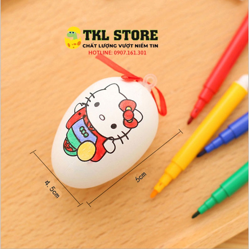 Đồ chơi trẻ em, trứng tô màu, đồ chơi tô màu cho bé thỏa sức sáng tạo - TKL STORE