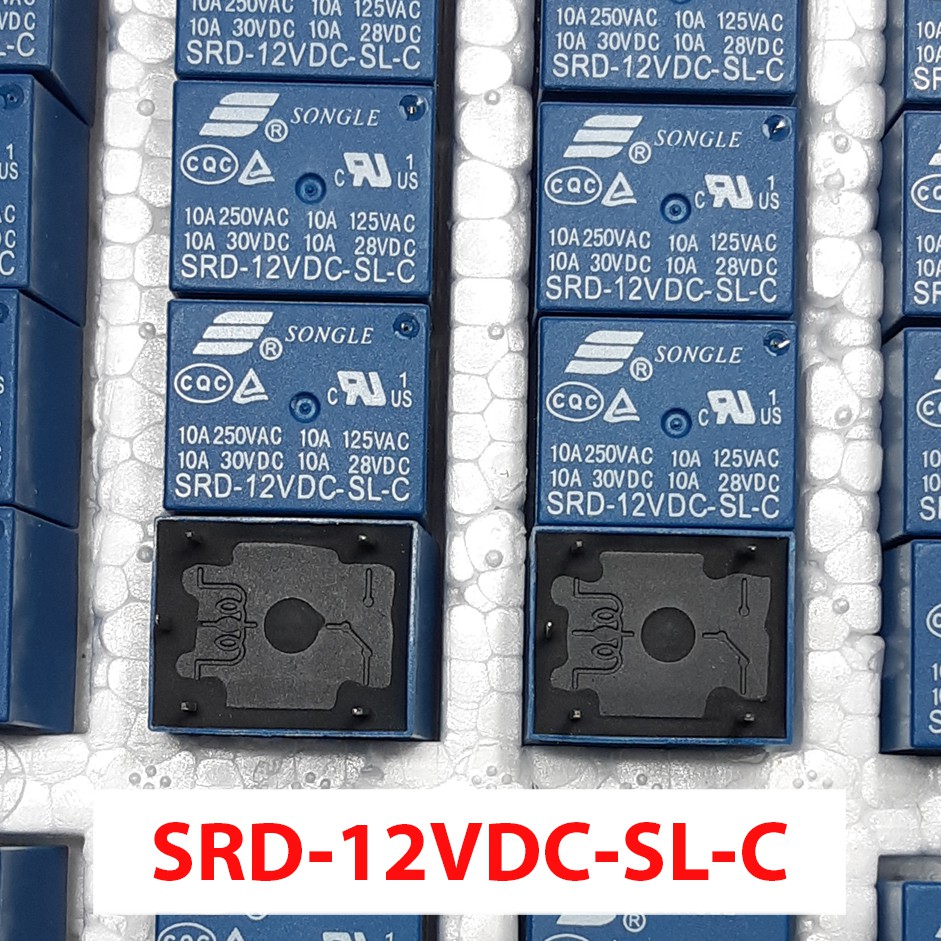 Relay (role) 3V / 5V / 12V / 24V - 5 chân Songle - SRD-05VDC-SL-C / SRD-12VDC-SL-C / SRD-24VDC-SL-C