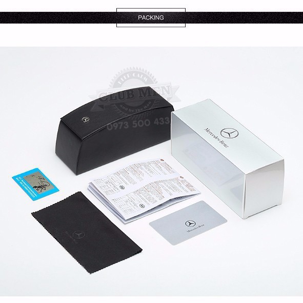 MẮT KÍNH RÂM NAM MERCEDES BENZ M3 CAO CẤP FULLBOX + Tặng kính đi đêm | BigBuy360 - bigbuy360.vn