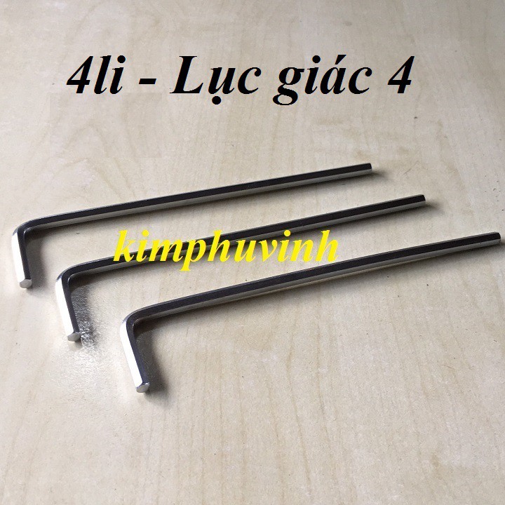 02 cái -  KHÓA LỤC GIÁC 4LY -  4x135mm