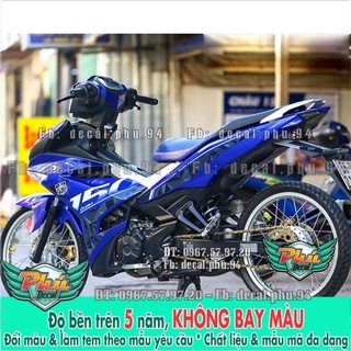 Tem rời ex 150 y15 xanh gp -1