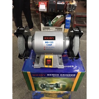 Máy mài 2 đá RIOBY 125mm 1/4hp  xịn