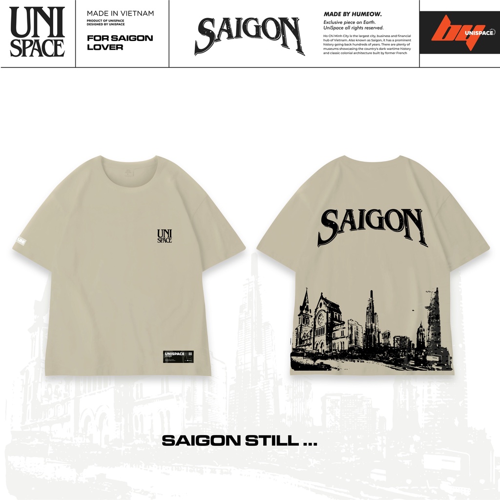 Áo thun local brand Sài Gòn Tee By UniSpace | BigBuy360 - bigbuy360.vn