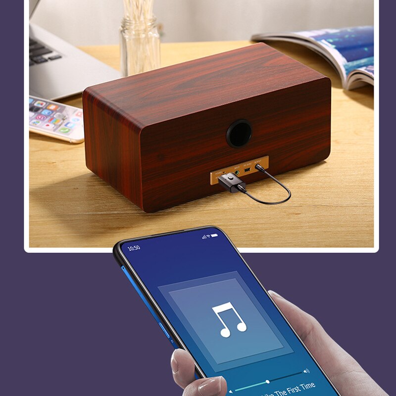 Đầu chuyển đổi SEAMETAL bluetooth 5.0 thu âm thanh/ âm nhạc dành cho xe hơi
