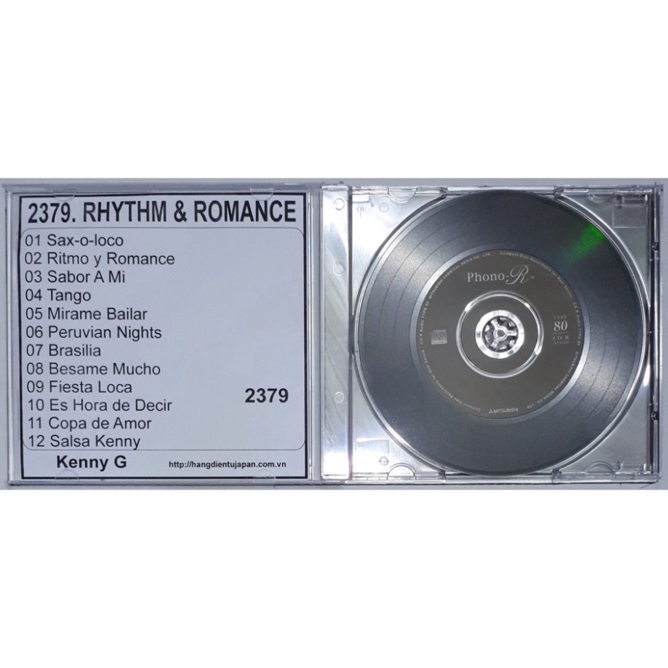 Bộ 5 CD nhạc hòa tầu Saxo Phone Kenny G ( 2375 - 2379 )