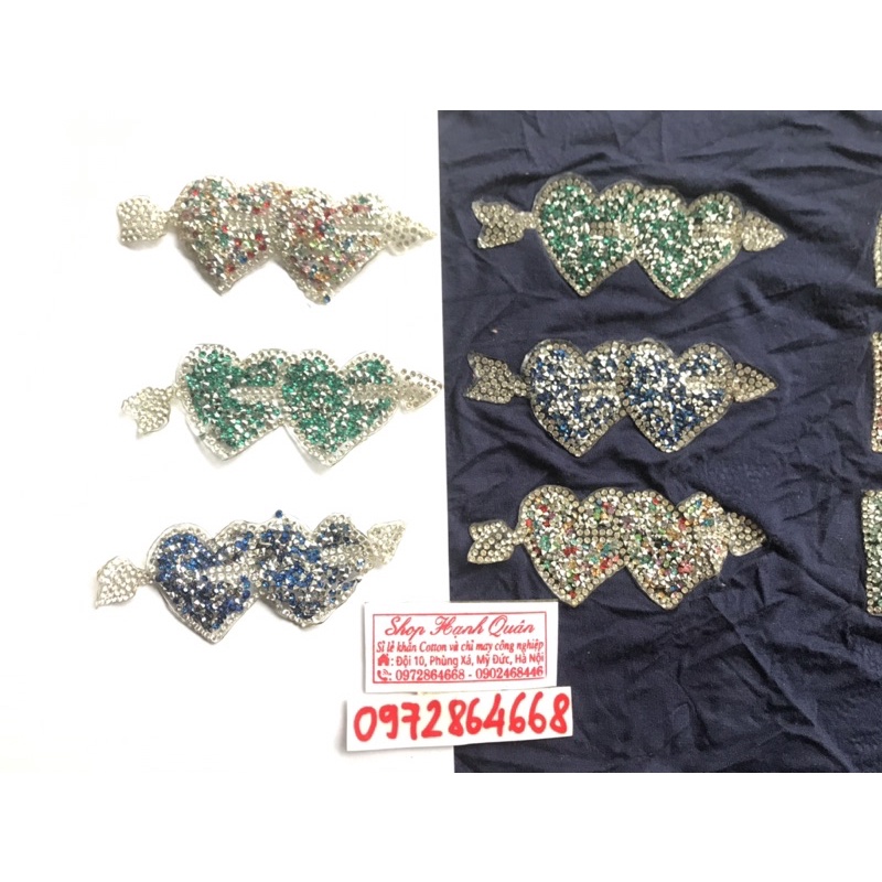 Đá ủi nhiệt mẫu trái tim đôi