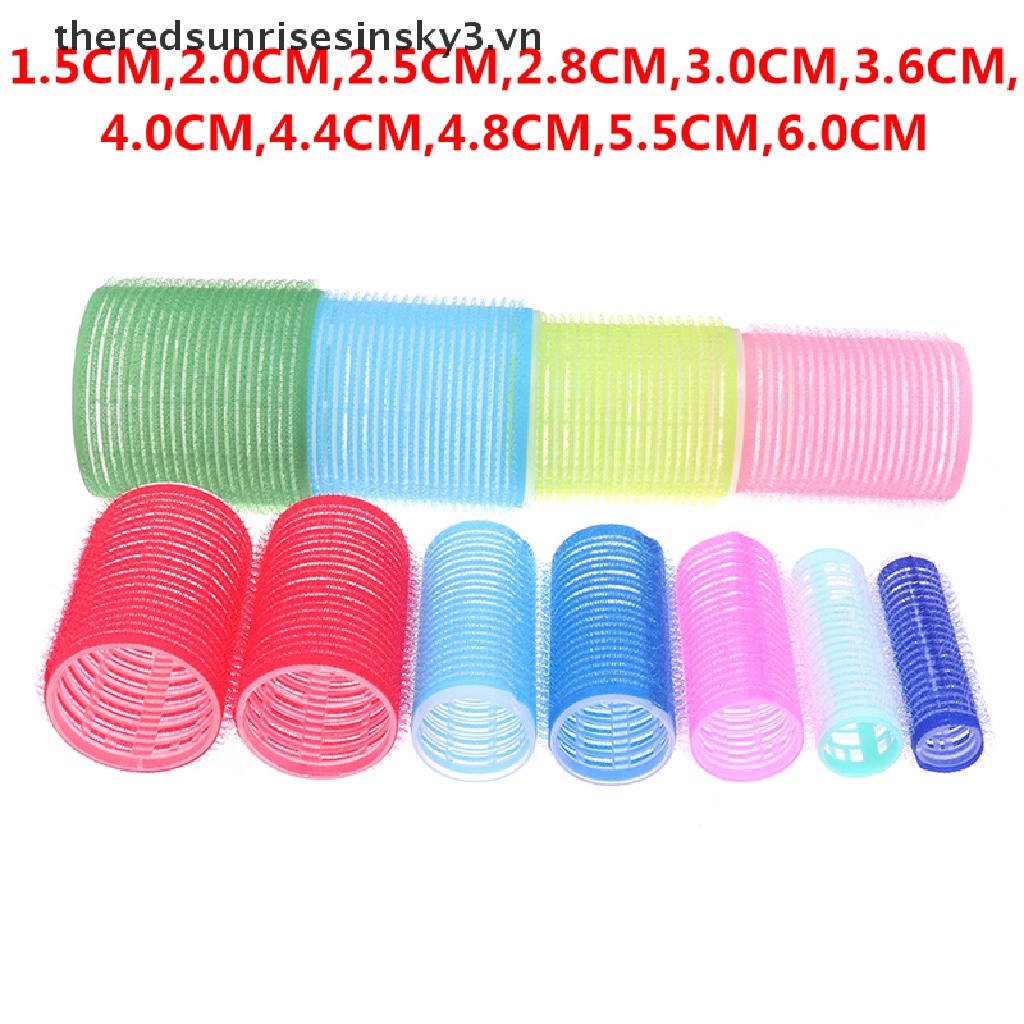 Bộ 6 Dụng Cụ Uốn Tóc Tự Dính Thoải Mái Và Thoải Mái