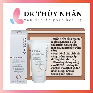 Kem mờ nám sáng da ban ngày Canova Depi 50+ 50ml
