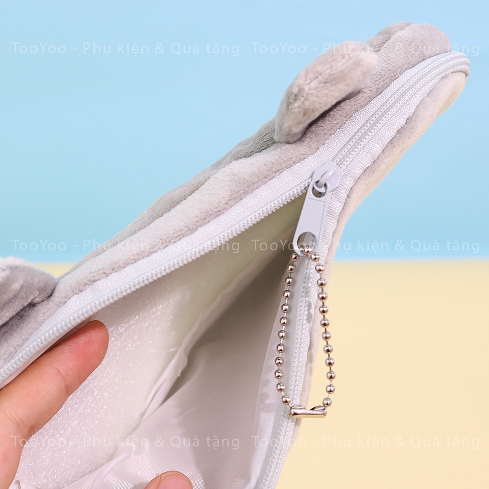Hộp bút, bóp viết vải lông nhiều mẫu dễ thương cute TooYoo BK00487