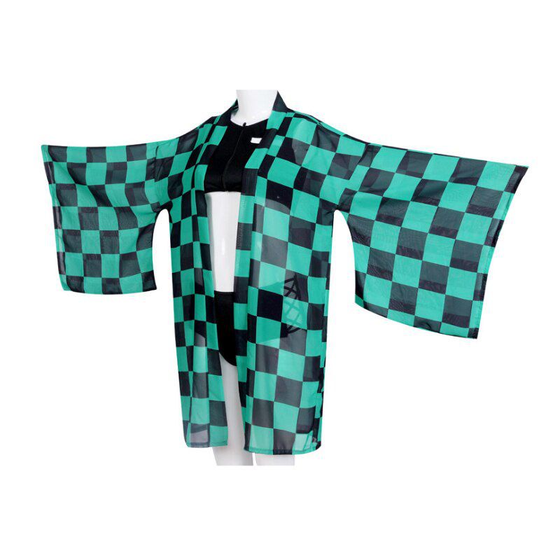 Bộ bikini kèm khăn choàng hóa trang thành nhân vật trong phim hoạt hình Demon Slayer (có bán lẻ) | BigBuy360 - bigbuy360.vn