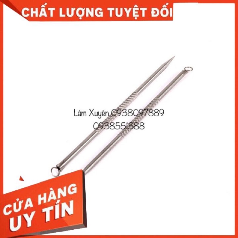 [FREESHIP] 12 cây nặn mụn đầu đen MLN ♦️GIÁ RẺ♦️ thép không rĩ, dùng nặn mụn chuyên nghiệp, nặn mụn trong tiệm Spa