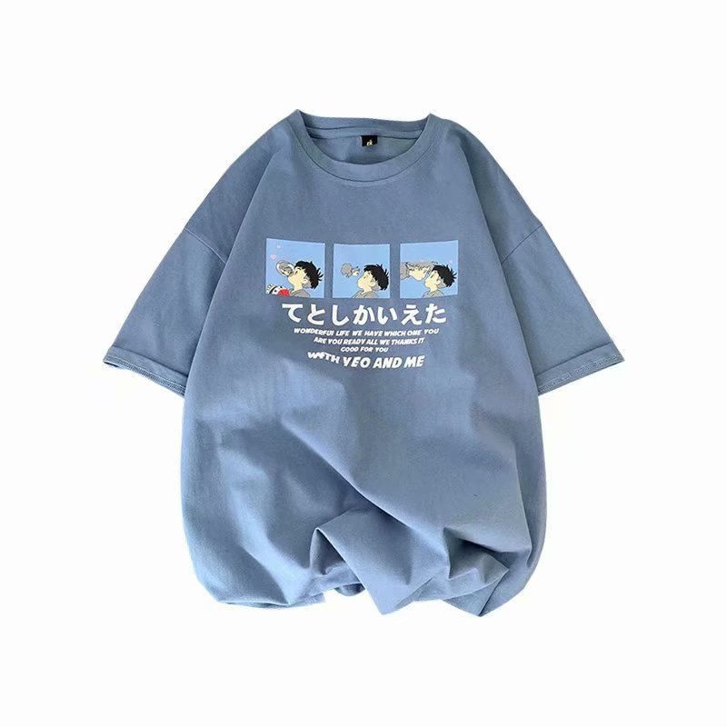 Áo Thun Ngắn Tay Phong Cách Năng Động Trẻ Trung Size M-5Xl