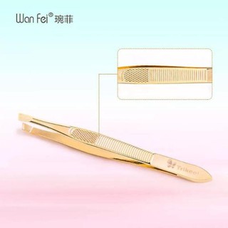 1 chiếc nhíp nhổ lông loại vàng sịn sỉ ib