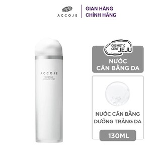 Nước Cân Bằng Accoje Whitening Moisture Toner Dưỡng Trắng Da 130ml